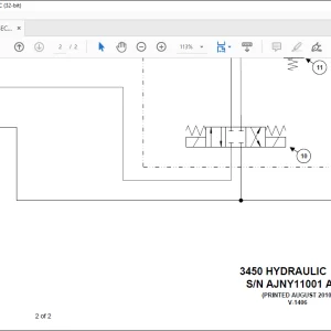Bobcat 3450 HYDRAULIC Manual V-1406 -  PDF DOWNLOAD
