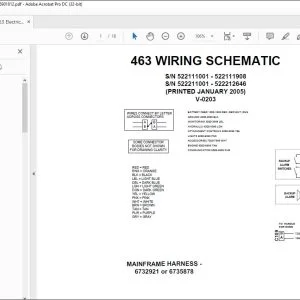 Bobcat 463 Electrical Schematic Manual 6901812 - PDF DOWNLOAD