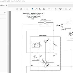 Bobcat 463 V-0050 Hydraulic Schematic Manual - PDF DOWNLOAD