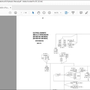 Bobcat 5600 UTILITY WORK MACHINE Electrical & Hydraulic Manual - PDF DOWNLOAD