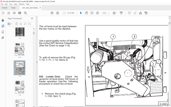 Bobcat 641 642 643 Loader Service Manual 6566135 (6-12) - PDF DOWNLOAD ...