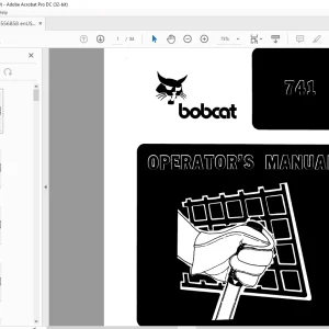 Bobcat 741 Loader Operator's Manual 6556858 - PDF DOWNLOAD