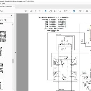 Bobcat 773 Electrical Wiring Schematic Manual 6900834 - PDF DOWNLOAD