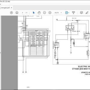 Bobcat Compact Tractor CT1025 Electrical & Hydraulic Schematic Manual 7409145-  PDF DOWNLOAD