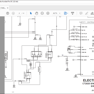 Bobcat Compact Tractor CT2025 Electrical Schematic Manual 7395666 - PDF