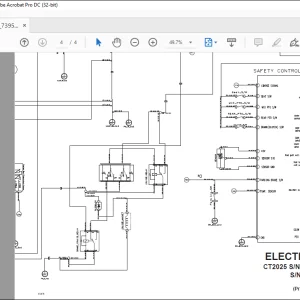 Bobcat Compact Tractor CT2025 Electrical Schematic Manual 7395666  -  PDF DOWNLOAD