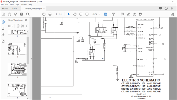 Bobcat Compact Tractor CT2035 CT2035 CT2040 CT2040 Electrical Schematic ...