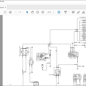 Bobcat Compact Tractor CT2035 CT2040 Electrical & Hydraulic Schematic Manual 7397244  - PDF DOWNLOAD