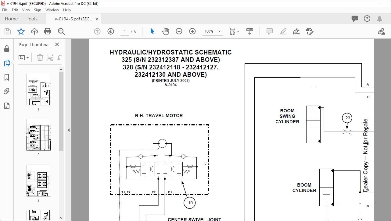 Bobcat 442 Excavator Wiring Electrical Schematic, 44% OFF