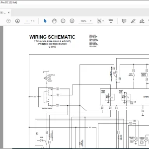 Bobcat Compact Tractor CT120 Electrical Wiring & HYDRAULIC/HYDROSTATIC Schematic Manual V-0917 - PDF DOWNLOAD