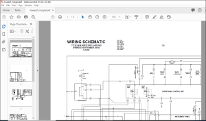 Bobcat Compact Tractor CT122 Electrical & Hydraulic Schematic Manual V ...