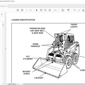 Bobcat S130 Skid-Steer Loader Service Manual 6904121 (7-09) - PDF DOWNLOAD