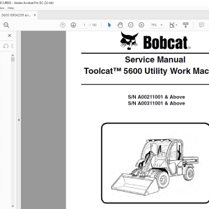 Bobcat Toolcat™ 5600 Utility Work - HeyDownloads - Manual Downloads