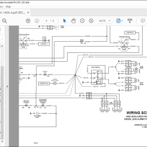 Bobcat Utility Vehicle 3400 3400XL Electrical Manual V-1404 - PDF DOWNLOAD