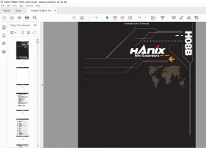 HANIX H08D Mini Excavators Parts Manual PDF DOWNLOAD