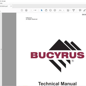 Cat Bucyrus Palfinger Hydraulic Crane PK10000 Technical Manual BI636664 - PDF DOWNLOAD