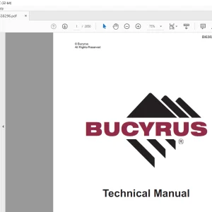 Cat HYDRAULIC EXCAVATOR RH120E Technical Manual BI638296 - PDF DOWNLOAD