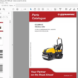 DYNAPAC Vibratory Roller CC1200 CC Parts Manual 4812159867 PDF DOWNLOAD
