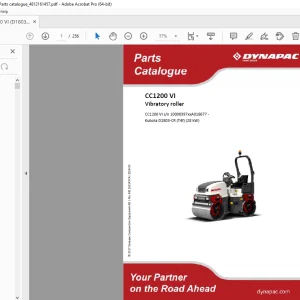 DYNAPAC Vibratory Roller CC1200 VI Parts Manual 4812161457A PDF DOWNLOAD