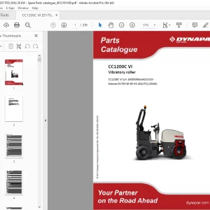 DYNAPAC Vibratory Roller CC1200C VI Parts Manual 4812161459 PDF DOWNLOAD