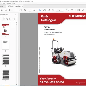 DYNAPAC Vibratory Roller CC1300 Parts Manual 4812162265 PDF DOWNLOAD