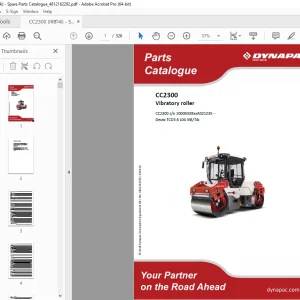 DYNAPAC Vibratory Roller CC2300 Parts Manual 4812162292 PDF DOWNLOAD