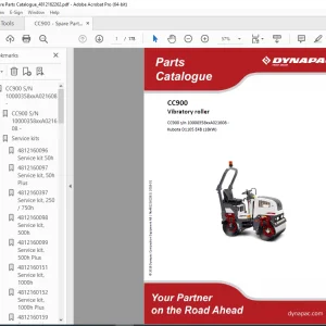 DYNAPAC Vibratory Roller CC900 Parts Manual 4812162262 PDF DOWNLOAD