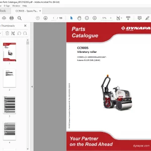 DYNAPAC Vibratory Roller CC900S Parts Manual 4812162263 PDF DOWNLOAD