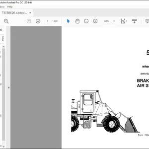 Fiat 545 545H 645 Wheel Loaders (Brakes & Air System) Service Manual 73047530 - PDF DOWNLOAD