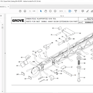 Grove GMK6300 Crane Parts Catalog Manual 3066630 - PDF DOWNLOAD