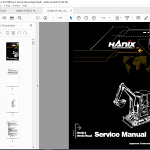 HANIX H15B-2 & H15B Plus-2 Service Manual PDF DOWNLOAD