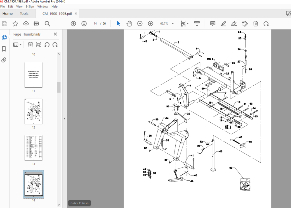 JF STOLL CM 1900 MK Drum Mower Parts Manual PDF DOWNLOAD - HeyDownloads ...