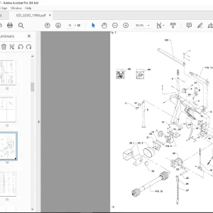 JF STOLL GD 3200 DISC Mower Parts Manual PDF DOWNLOAD