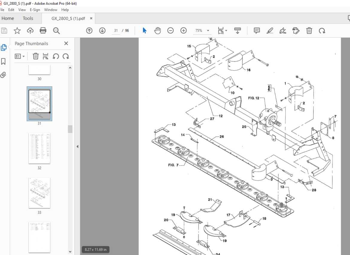 JF STOLL GX 2800S Disc Mower Parts Manual PDF DOWNLOAD - HeyDownloads ...