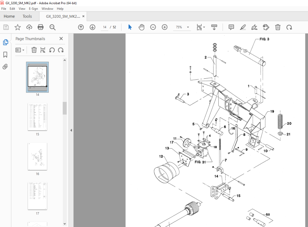 JF STOLL GX 3202 SM MK Disc Mower Parts Manual PDF DOWNLOAD ...