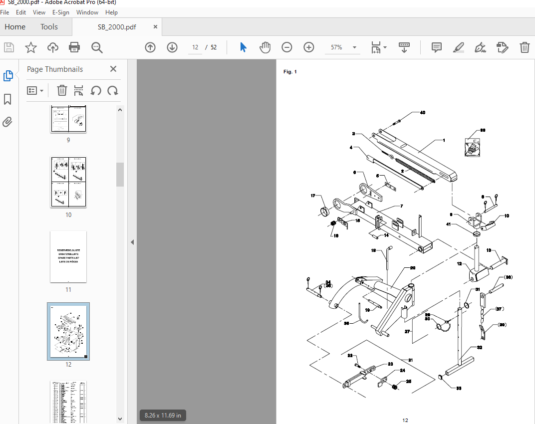 JF STOLL SB 2000 Disc Mower Parts Manual PDF DOWNLOAD - HeyDownloads ...