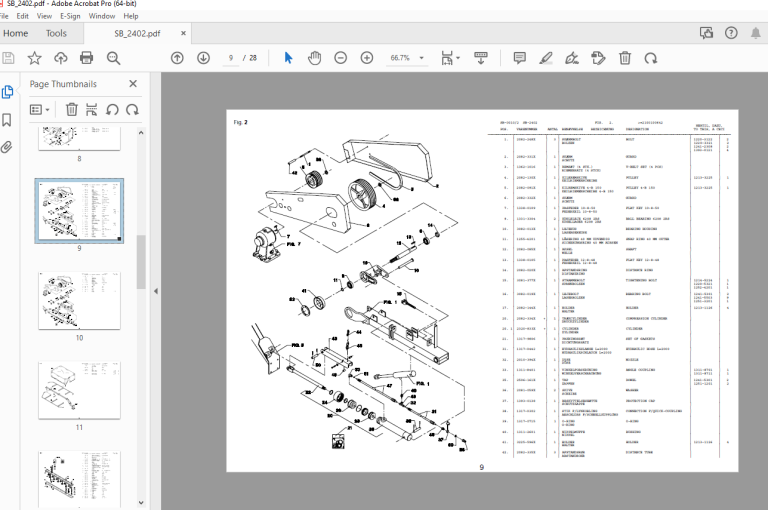 JF STOLL SB 2402 Disc Mower Parts Manual PDF DOWNLOAD - HeyDownloads ...