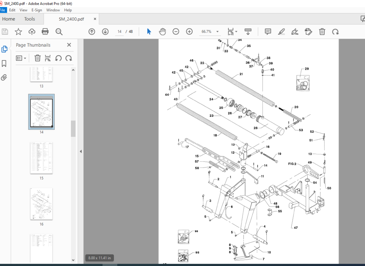 JF STOLL SM 2400 Disc Mower Parts Manual PDF DOWNLOAD - HeyDownloads ...