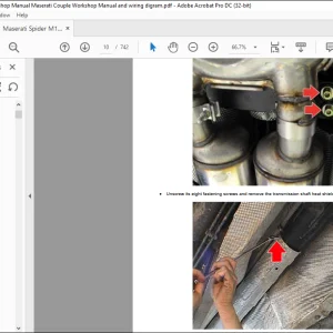 Maserati Spider M138 Workshop Manual & Wiring Digram Manual - PDF DOWNLOAD