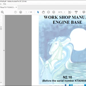 Nanni Diesel Engine Base N2.10 Workshop Manual SN KTA09040647  - PDF DOWNLOAD