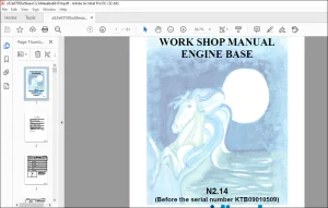 Nanni Diesel Engine Base N2.14 Workshop Manual SN KTB09010509 - PDF DOWNLOAD