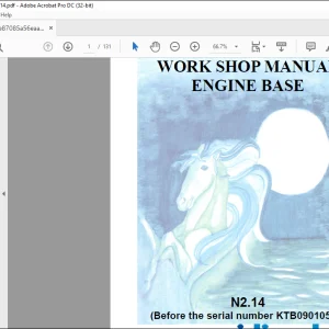 Nanni Diesel Engine Base N2.14 Workshop Manual SN KTB09010509 - PDF DOWNLOAD