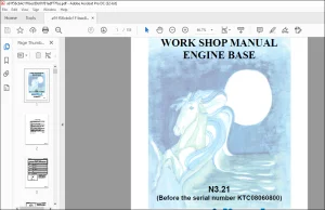Nanni Diesel Engine Base N3.21 Workshop Manual SN KTC08060800  - PDF DOWNLOAD