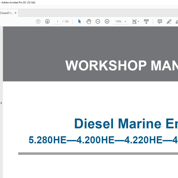 Nanni Diesel Engine Base N2.14 Workshop Manual SN KTB09010509 - PDF ...