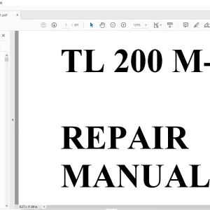 Tadano Faun TL 200M-2 Repair Manual PDF DOWNLOAD