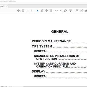 Toyota Forklift 7FBEU15 7FBEU18 7FBEU20 Repair Manual - PDF DOWNLOAD