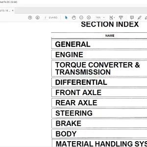 Toyota Forklift 7FGCU15 7FGCU18 7FGCSU20 Repair Manual - PDF DOWNLOAD