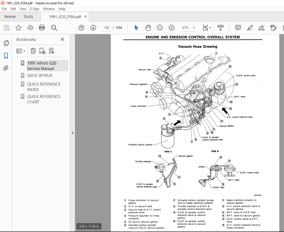 1991 INFINITI G20 P10 Series Service Manual PDF DOWNLOAD - HeyDownloads ...