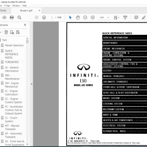 1996 INFINITI I30 A32 Series Service Manual PDF DOWNLOAD