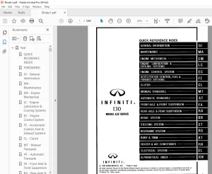 1997 INFINITI I30 A32 Series Service Manual PDF DOWNLOAD